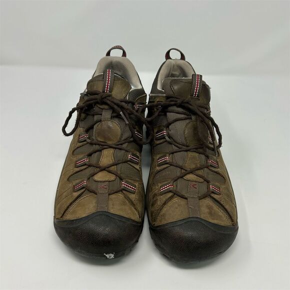KEEN Targhee II Men's Waterproof Hiking Boots Brown Leather Size 13 Durable - Picture 5 of 15